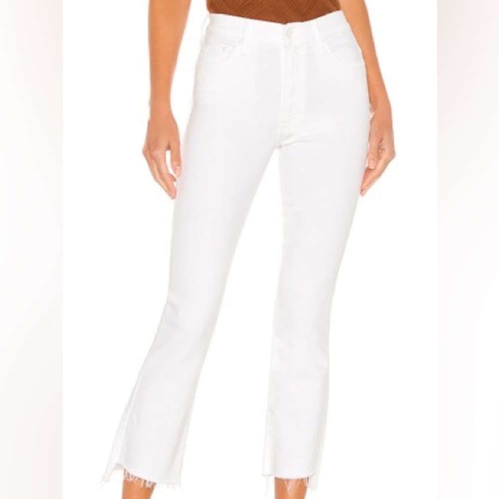 MOTHER The Insider Crop Step Fray Jeans - Fairest Of Them All